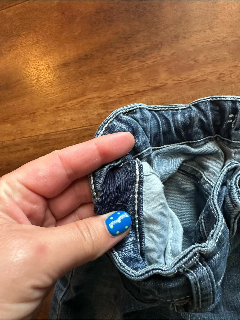 Kids Blue Denim Jeans - Classic bootcut Leg